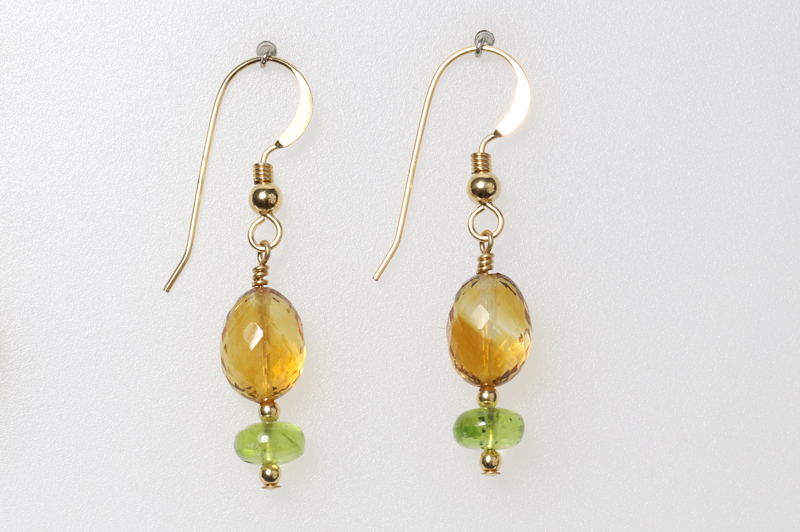 Citrine (natural)/gf Earrings